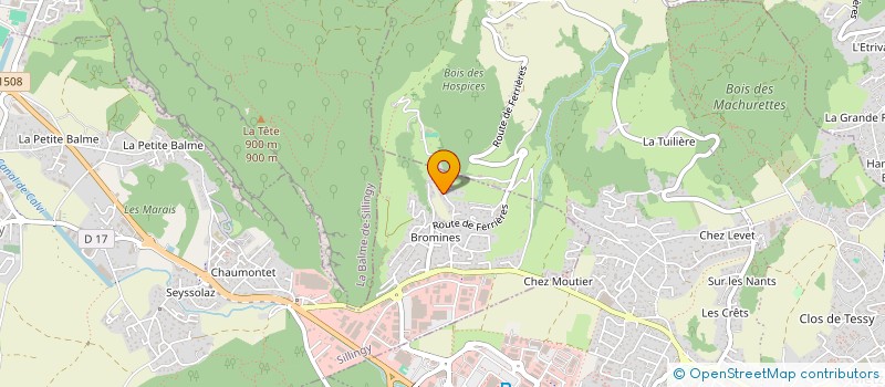 localisation de l'entreprise 4 R  SILLINGY