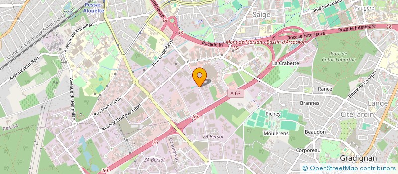 localisation de l'entreprise 4 R CONCEPT  PESSAC