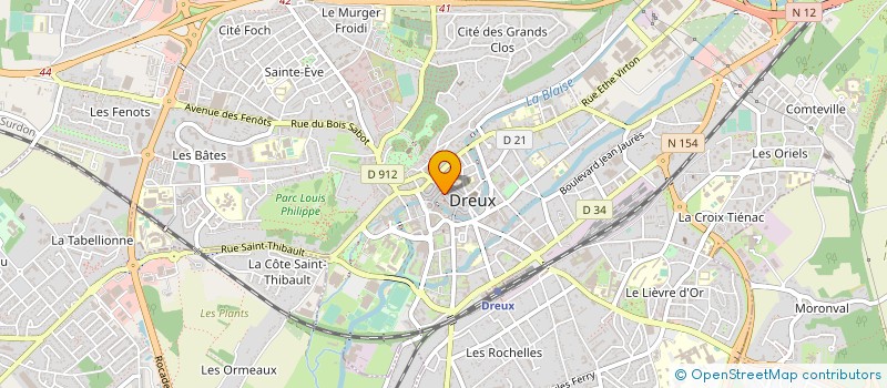 localisation de l'entreprise 4 R EN FORME à DREUX
