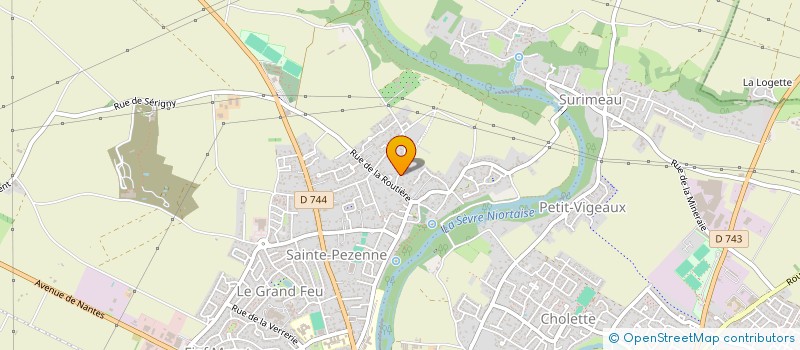 localisation de l'entreprise 4 R IMMO à NIORT