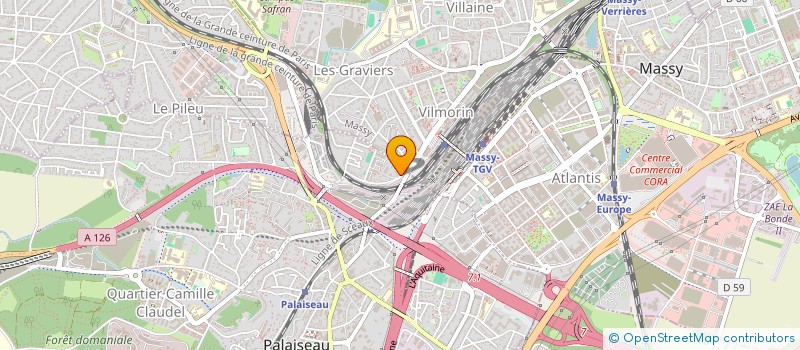 localisation de l'entreprise 4 RENT  PALAISEAU