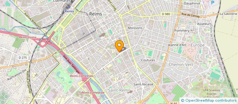 localisation de l'entreprise 4 RIVE GAUCHE à REIMS