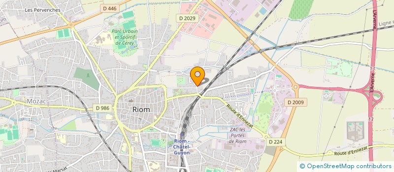 localisation de l'entreprise 4 ROUSTAN NJLM  RIOM