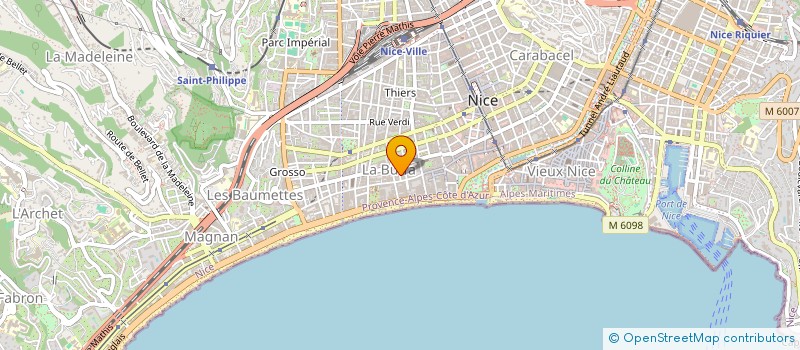 localisation de l'entreprise 4 RUE BARRALIS APARTMENT  NICE