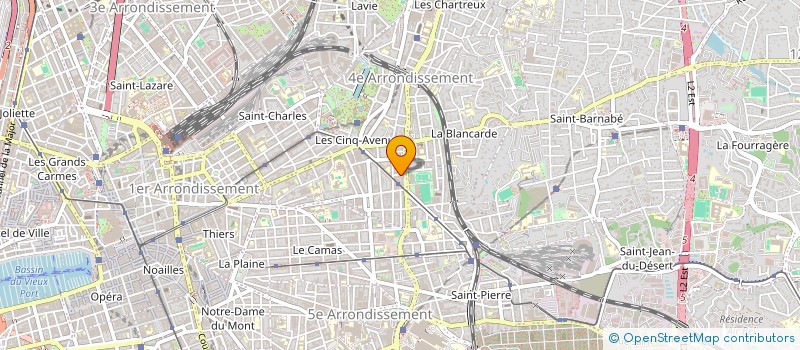 localisation de l'entreprise 4 RUE CAPAZZA à MARSEILLE