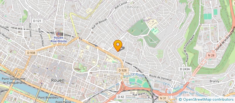 localisation de l'entreprise 4 RUE DES CERNES à ROUEN
