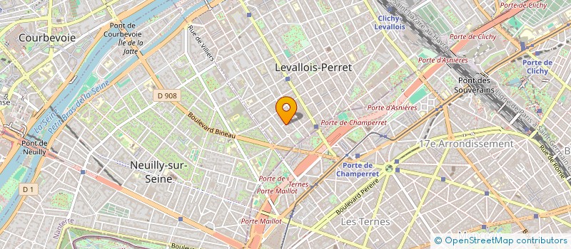 localisation de l'entreprise 4 RUE MARCEAU à LEVALLOIS-PERRET
