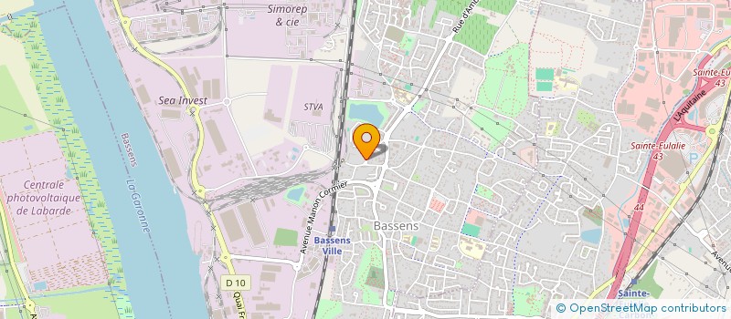 localisation de l'entreprise 4 RUE PASCAL  PESSAC