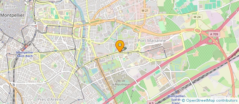 localisation de l'entreprise 4 S à MONTPELLIER