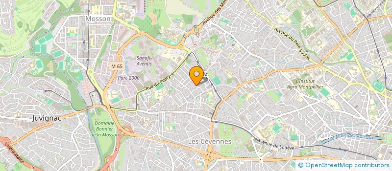 localisation de l'entreprise 4 S CONSTRUCTION à MONTPELLIER