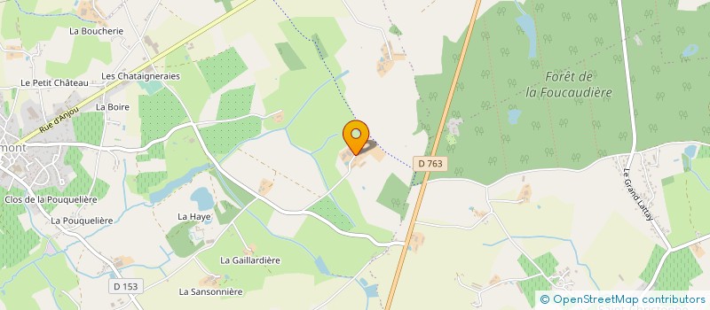 localisation de l'entreprise 4 SAISONS  OREE-D'ANJOU