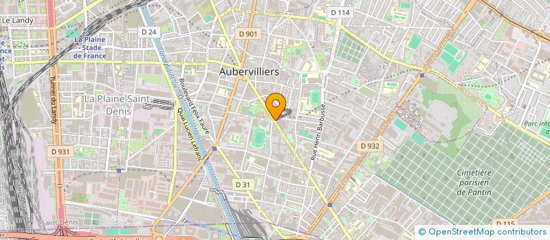 localisation de l'entreprise 4 SAISONS à AUBERVILLIERS