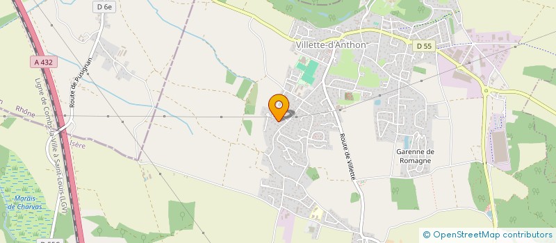 localisation de l'entreprise 4 SAISONS  VILLETTE-D'ANTHON