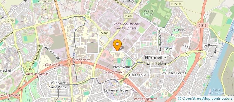 localisation de l'entreprise 4 SAISONS à HEROUVILLE-SAINT-CLAIR