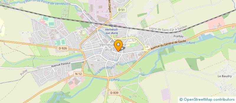localisation de l'entreprise 4 SAISONS RENOVATION à VERNEUIL D'AVRE ET D'ITON