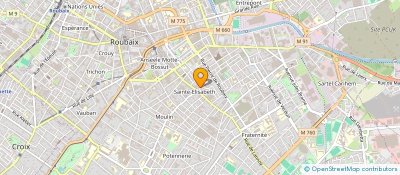 localisation de l'entreprise 4 SOL MAJEUR  ROUBAIX