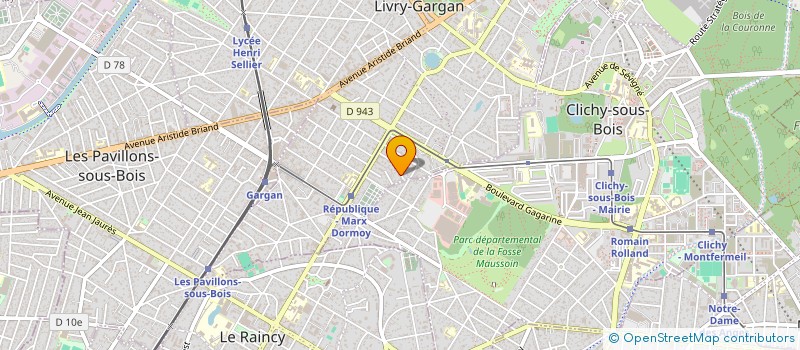 localisation de l'entreprise 4 THE SHOW  LIVRY-GARGAN