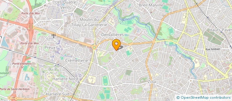 localisation de l'entreprise 4 TIF 4 COIFFURE à NANTES