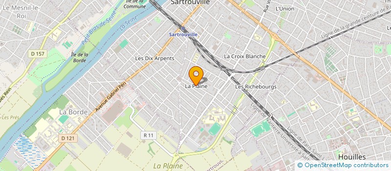 localisation de l'entreprise 4 UNIVERS  SARTROUVILLE