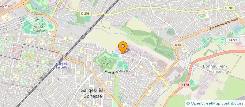 localisation de l'entreprise 4 VILLA GILBERT à GARGES-LES-GONESSE