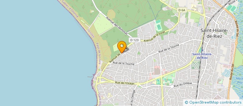 localisation de l'entreprise 4 VINGT 5  SAINT-HILAIRE-DE-RIEZ