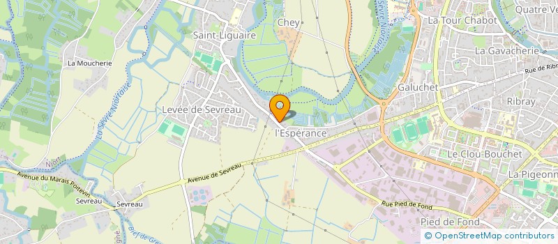 localisation de l'entreprise 4 X 4  NIORT