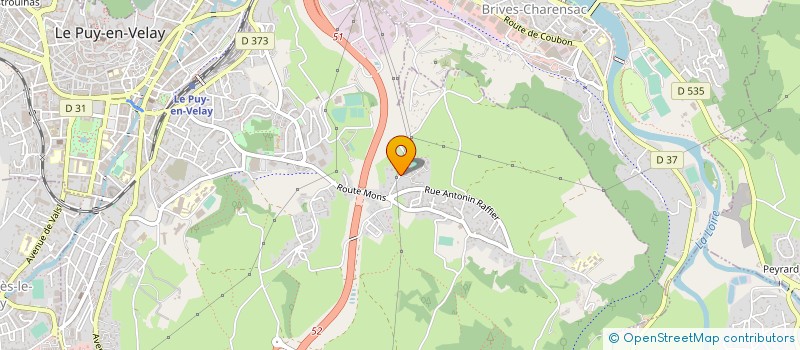 localisation de l'entreprise 4 X 4 VELAY VERT à LE PUY-EN-VELAY