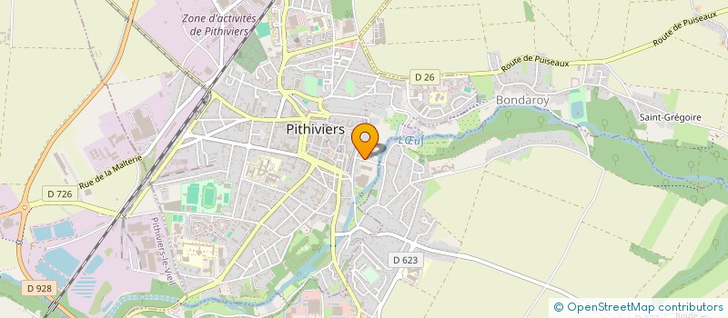 localisation de l'entreprise 4 Y à PITHIVIERS