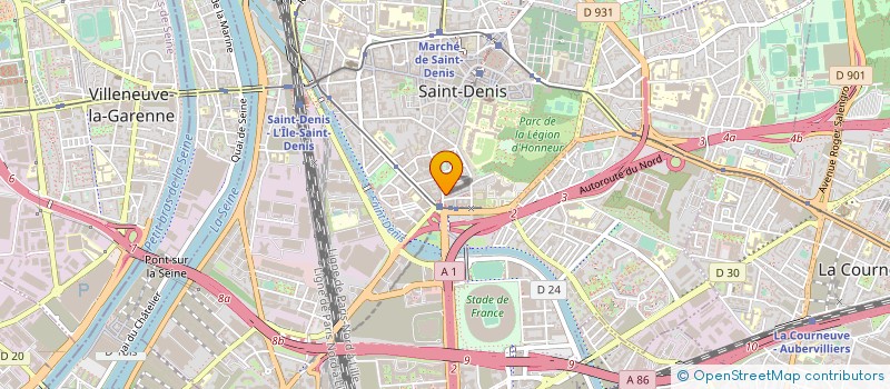 localisation de l'entreprise 4 YOU BY US AGENCY à SAINT-DENIS