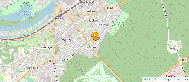 localisation de l'entreprise 4 YOUR BUSINESS DEVELOPMENT à POISSY