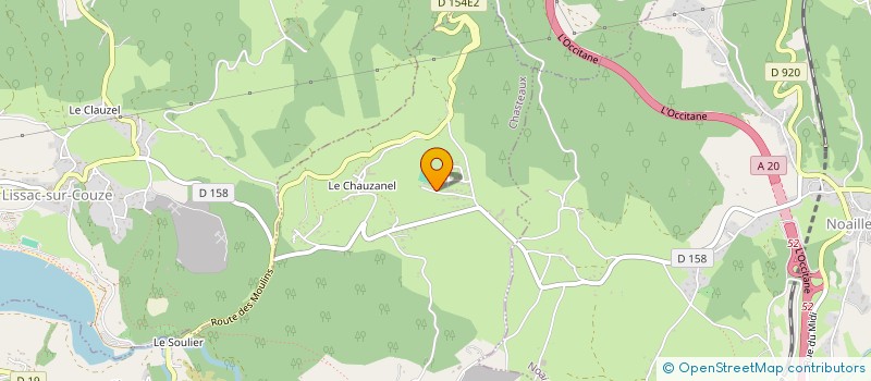 localisation de l'entreprise 40 ANS ASCL  CHASTEAUX