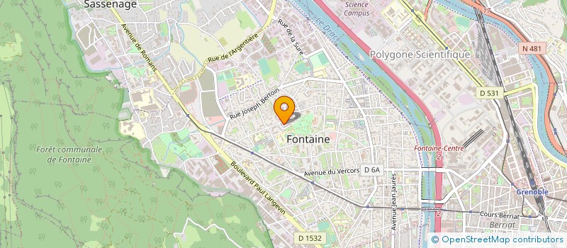 localisation de l'entreprise 40 BATTEURS à FONTAINE