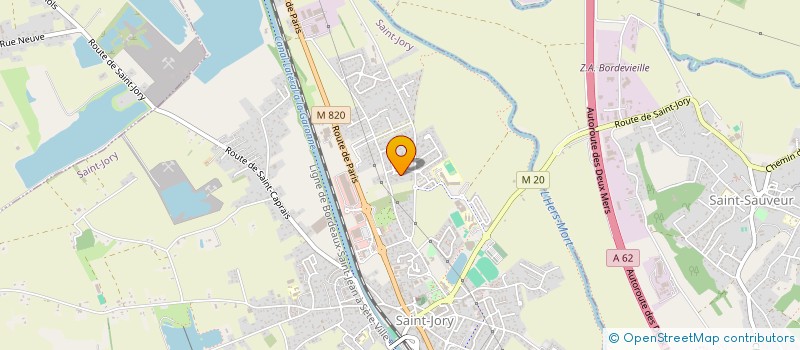localisation de l'entreprise 40 CHEMIN DE LA PLAINE  SAINT-JORY