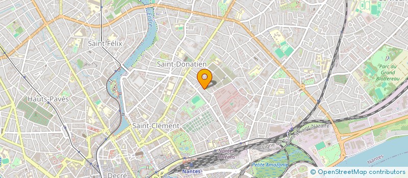 localisation de l'entreprise 40 PIEDS à NANTES