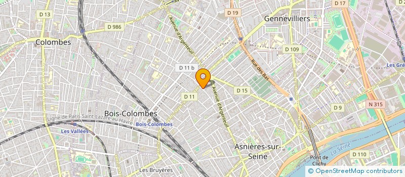 localisation de l'entreprise 40 RUE MICHELET à ASNIERES-SUR-SEINE