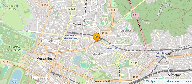 localisation de l'entreprise 40 USA à VERSAILLES