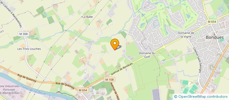 localisation de l'entreprise 400 094 652 à WAMBRECHIES