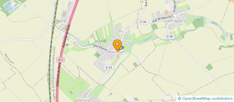 localisation de l'entreprise 400 095 642   WANCOURT