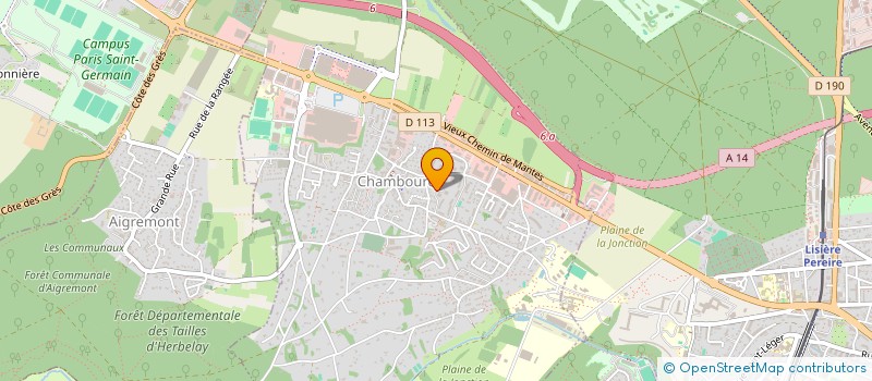 localisation de l'entreprise 400 132 783   CHAMBOURCY