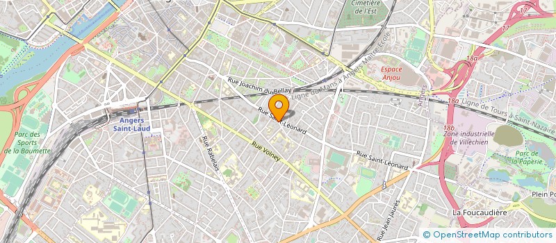 localisation de l'entreprise 400 212 544  à ANGERS