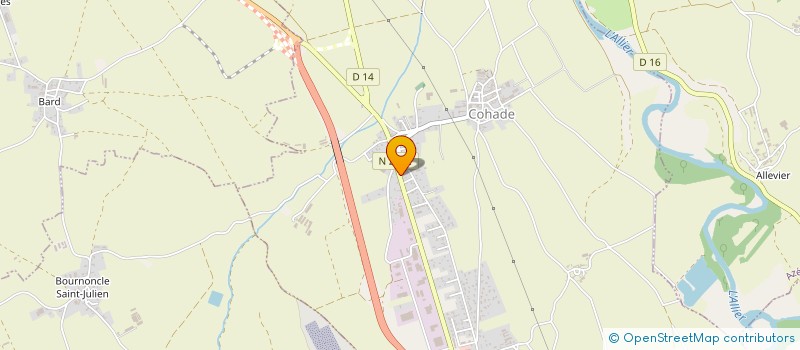 localisation de l'entreprise 400 257 598   LAVAUDIEU