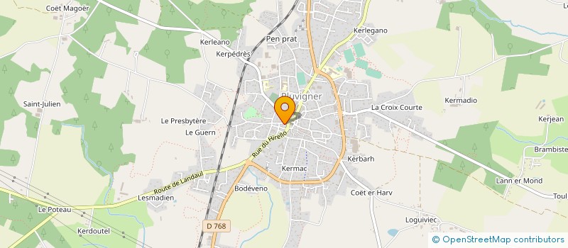 localisation de l'entreprise 400 283 842   SAINT-EVARZEC