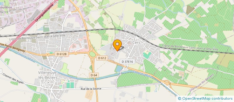 localisation de l'entreprise 400 324 729   CERS