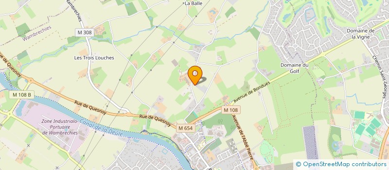 localisation de l'entreprise 400 340 832   LOOS