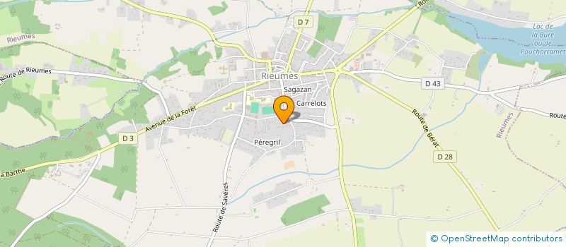 localisation de l'entreprise 400 560 082   RIEUMES