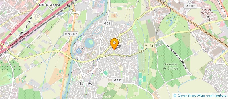 localisation de l'entreprise 400 574 133 à VILLENEUVE-LES-BEZIERS