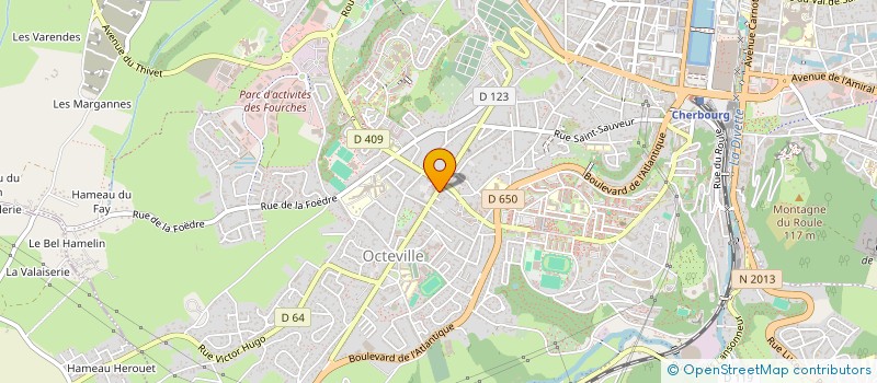 localisation de l'entreprise 400 597 134   CHERBOURG-EN-COTENTIN