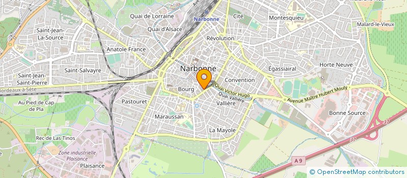 localisation de l'entreprise 400 666 145 à NARBONNE