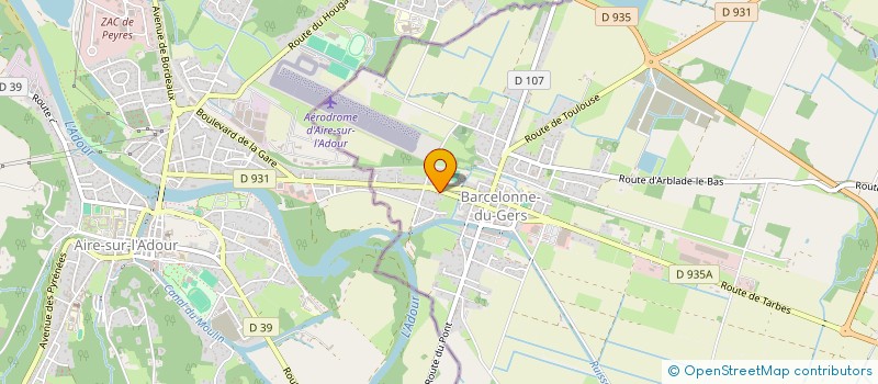 localisation de l'entreprise 400 674 735 à BARCELONNE-DU-GERS