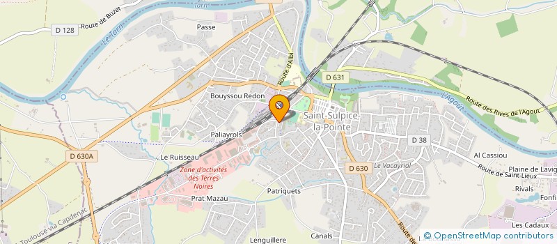 localisation de l'entreprise 400 699 864   SAINT-SULPICE-LA-POINTE